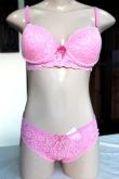 Conjunto de renda rosa REF. 21